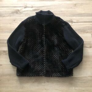 Parkhurst Black and Brown Teddy Jacket